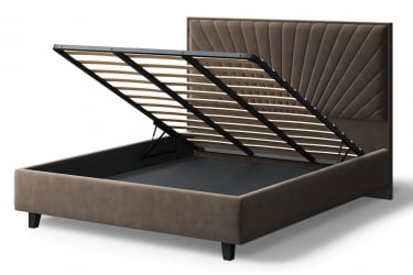 Кровать Леона, 2000x1600мм, коричневый