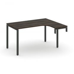 Стол-надставка на опорную тумбу (правый) CONCEPT CN.OSAN-002(R) Дуб Мали Антрацит