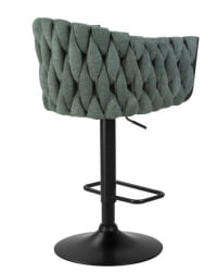 Стул барный DOBRIN LEON (зеленая ткань (LAR 275-23)) 2 шт