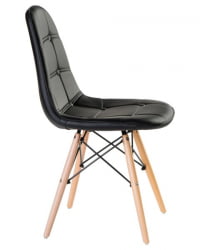 Стул обеденный ДОБРИН БЕННЕТ (ножки светлый бук, черный) 4 шт / DOBRIN BENNET