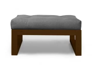 Пуфик Demoku СТ серебристо-серый_темный дуб