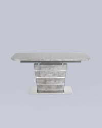 Обеденный стол Гамбург раскладной 160-200x90 Серый