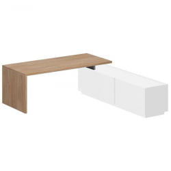 Стол на тумбу опорную 1,2,3 Oliver OL-060-20-01.GN Гикори натуральный