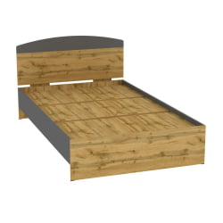 Кровать Алиса(L30)1247х903х2063(ДВ-Графит)