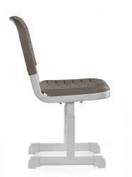 Стул ученический регулируемый пластиковый (рост 3-5) Мокко