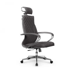 Кресло руководителя Metta L 2c 44C/K116 Infinity Easy Clean (MPES) Комплект 3 Серое