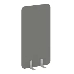 Перегородки на металлических опорах на фетровых подпятниках Р-лине ДП.Ф-80-150 Металлик / R-line DP.F-80-150