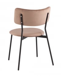 Стул Амелия велюр коричневый