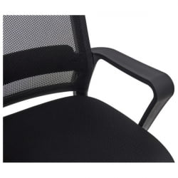 Кресло Басиc CХ-698 сетка/ткань ТВ черное / Basic CH-698 TW