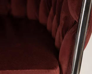 Стул барный DOBRIN MARCEL Винный велюр MJ9-35