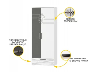 Детский шкаф для одежды Аляска 501.01