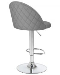 Стул барный ДОБРИН МИЛАНА (серый велюр (МДЖ9-75)) 2 шт / DOBRIN MILANA (MJ9-75))