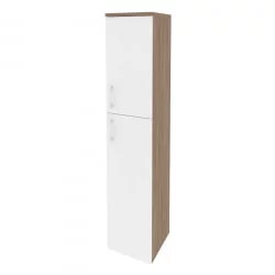 Шкаф высокий узкий правый ONIX O.SU-1.8(R) Дуб Аризона/Белый