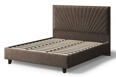 Кровать Леона, 2000x1600мм, коричневый