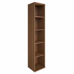 Стеллаж высокий угловой Riva А.СУ-1 Орех Гварнери