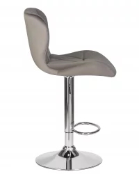 Стул барный DOBRIN BARNY Серый велюр MJ9-75