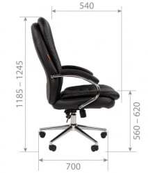 Кресло руководителя CHAIRMAN 795 ЭКО Черный