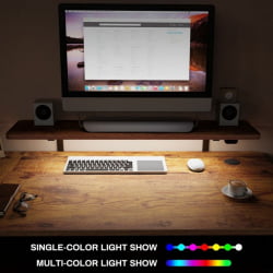 Стол для компьютера угловой (левый) c электрической регулировкой по высоте EUREKA ERK-L60L-RB