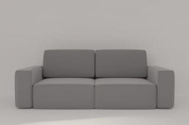 Диван прямой Сунндал (Berhouse) Цвет фасада: Левис 02 велюр; Тип: Прямой; Материал фасада: Металл/Велюр