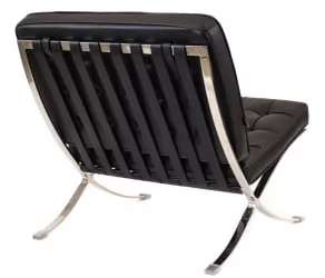 Диван с металлическими ножками Everprof Barcelona - 1 экокожа Черный