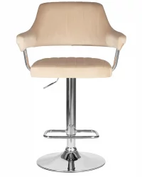 Стул барный DOBRIN CHARLY Бежевый велюр MJ9-10