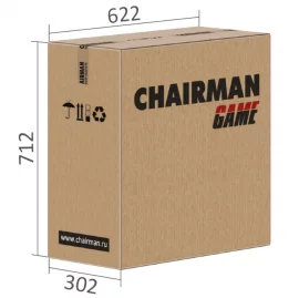 Геймерское кресло CHAIRMAN GAME 9 NEW Черный-красный