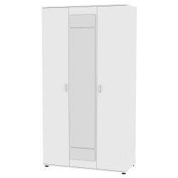 Шкаф распашный Алиса (H5_M) 2230х1200х540 ручка скоба 96мм (Белый)
