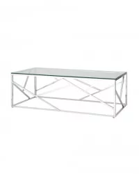 Журнальный стол АРТ ДЕКО Серебро
