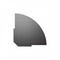 Полка для стойки угловой Riva А.РС-5.1 Венге/Металлик