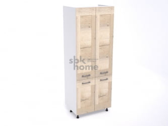 Пенал П-2, Дублин (800*570*2166) Дуб галифакс белый, 21670 