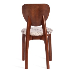 Стул DIAMANTE мягкое сидение бук, 42x42x85см, коричневый, ткань Крекс Беж