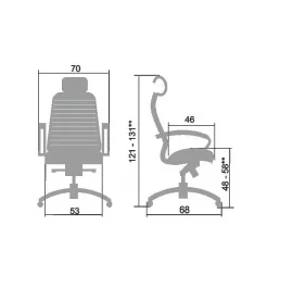 Кресло руководителя Samurai KL-2.04 Бежевое