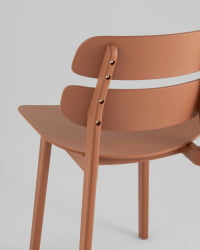 Стул Tony пластик коричневый