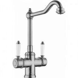 Смеситель Omoikiri Tottori-Si Латунь/Античное Серебро