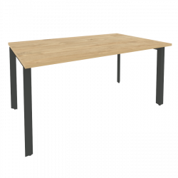 Стол переговорный (1 столешница) ONIX O.MP-PRG-1.4 Тиквуд Светлый/Антрацит