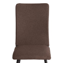 Стул со спинкой La Rousse NEW, ткань рогожка, коричневый/черный, 3М7-147, 45x55x93 см