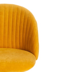 Кресло MELODY велюр Clermon, горчичный, 170