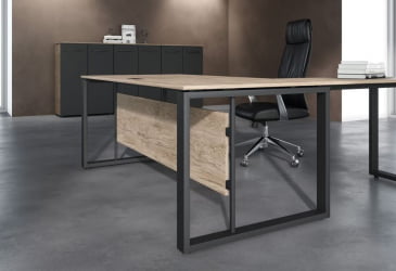 Стол руководителя ENIO EST 209H Кария Пальмира/Антрацит