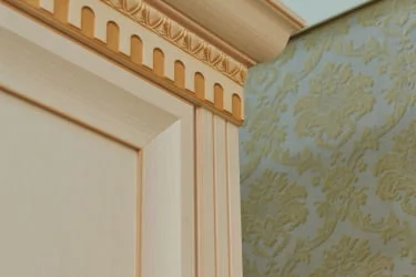 Комплект мебели для гостиной Марлен №9 Кремовый белый Патина