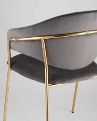 Стул мягкий Эвита Серый