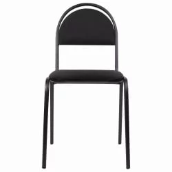 Стул для посетителей РС00М черный каркас ткань Черный