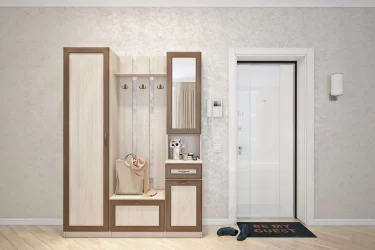 Прихожая Алина-1 Ясень Шимо светлый/Ясень Шимо темный_78494