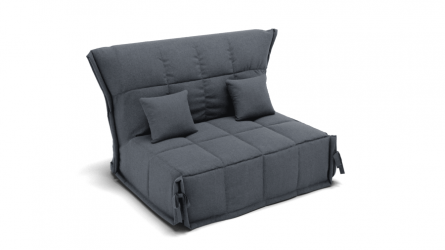 Диван Джаз 2000 (ЗР) Цвет фасада: Серый; Тип: Прямой; Материал фасада: Металл/Велюр