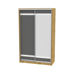 Шкаф-купе Б-230х135х60-2(ДВ-Графит-Д9Д10) / B-230х135х60-2(ДВ-Графит-D9D10)