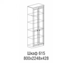 Шкаф Инна 615 денвер светлый
