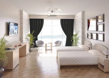 Стол с бортиком LIGHT С-С-120 Акация Лорка