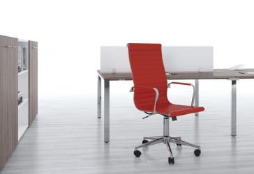 Кресло для руководителя CHAIRMAN 755 экокожа Красный