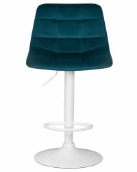 Стул барный DOBRIN TAILOR WHITE (морской волны велюр (MJ9-99)) 2 шт