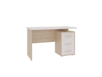 Стол компьютерный Лайт-2 модуль 03 Дуб сонома/Белый