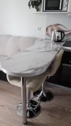 Барный стул BN1012 Бежевый